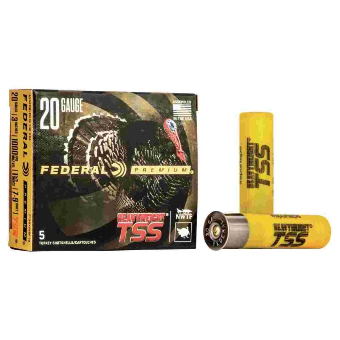 Federal Heavyweight TSS Shotshells 20ga 3" 1-5/8 oz  #7/9 1000 fps 5/rd