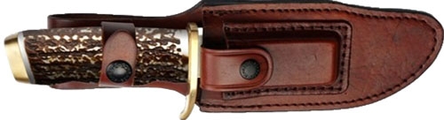 UNCLE HENRY KNIFE NEXT GEN - STAGLON 5.5" BLD W/LTHR SHEATH - Image 2