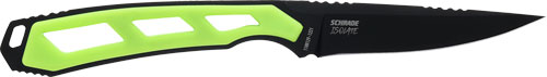 SCHRADE KNIFE ISOLATE CAPER - FIXED 3" AUS-10 BLACK/GREEN