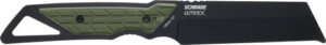 SCHRADE KNIFE OUTBACK CLEAVER - FIXED 3.6" BLACK/GREEN