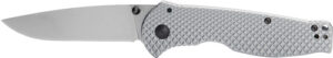 SOG KNIFE FLASH FL STONE WASHD - 3.44" CLIP POINT SS HANDLE