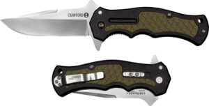 COLD STEEL CRAWFORD MODEL 1 - 3" PLAIN EDGE CLIP FOLDER