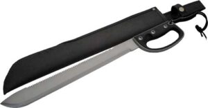 SZCO RITE EDGE 19" RUBBER GRIP - MACHETE 24.75" OVERALL LENGTH