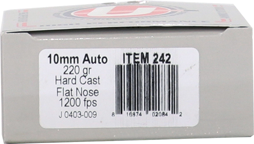 UNDERWOOD 10MM 220GR HARD CAST - LEAD-FN 20RD 10BX/CS - Image 2