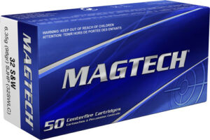 MAGTECH 32 S&W LONG 98GR SEMI - JHP 50RD 20BX/CS