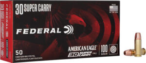 FEDERAL AE 30 SUPER CARRY - 100GR FMJ 50RD 20BX/CS