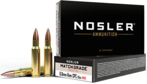 NOSLER MATCH GRADE 6.8 SPC - 168GR CC HPBT 20RD 10BX/CS