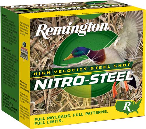 REMINGTON NITRO-STEEL 12GA 3" - 1-1/4OZ #2 1450FPS 25RD 10BX/C
