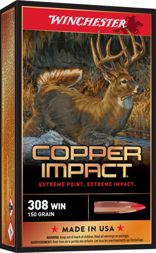 WINCHESTER COPPER IMPACT 308 - WIN 150GR 20RD 10BX/CS - Image 2