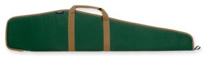 BULLDOG RIFLE CASE 48" GREEN - W/TAN TRIM 5/8" PADDING