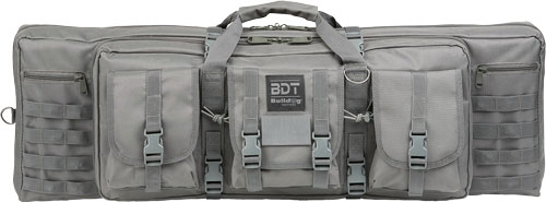 BULLDOG 36" SINGLE TACTICAL CS - 3 LARGE ACCESSORY POCKETS GREY