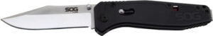 SOG KNIFE FLARE SATIN POLISH - STRAIGHT EDGE 3.5" BLADE