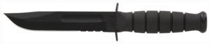 KA-BAR SHORT KA-BAR - 5.25" SERR W/PLASTIC SHEATH
