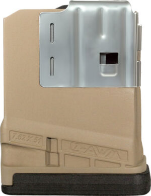 LANCER MAGAZINE L7AWM SR-25 - 7.62X51 5RD OPAQUE FDE