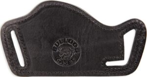 BULLDOG LAY FLAT BELT SLIDE HO - SMALL/MED FRAME AUTOS BLACK