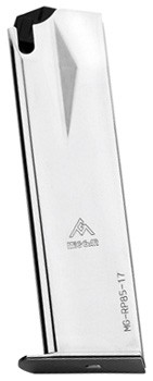 MEC-GAR MAGAZINE RUGER P85/89/ - 93/94/95/PC9 9MM 17RD NICKEL