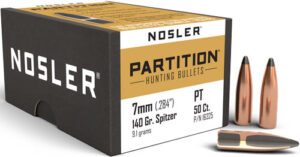 NOSLER BULLETS 7MM .284 - 140GR PARTITION 50CT