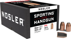 NOSLER BULLETS 10MM .400 - 200GR JHP 250CT