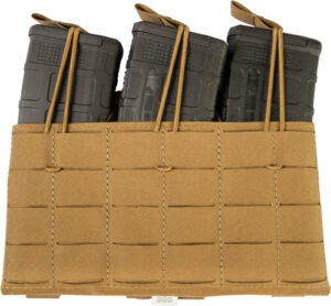 GREY GHOST GE TRIPLE MAG PANEL - 5.56 MAG POUCH LAMINATE COYOTE