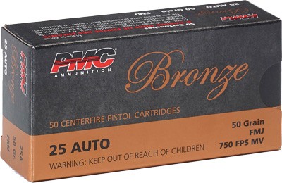 PMC 25 ACP 50GR FMJ-RN - 50RD 20BX/CS - Image 2