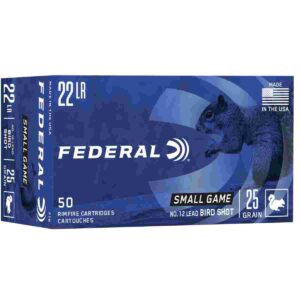 Federal Game-Shok Rimfire Ammunition .22 LR 25 gr #12 Bird Shot 50/ct