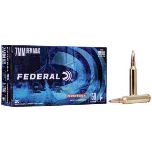 Federal Power-Shok Rifle Ammunition 7mm Rem Mag 150 gr SP 3110 fps - 20/ct