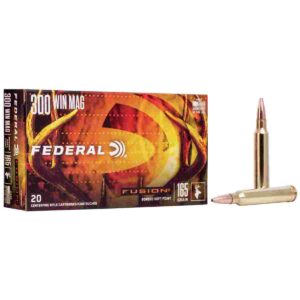 Federal Fusion Rifle Ammunition .300 Win. Magnum 165gr Fusion 20/ct
