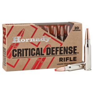 Hornady Critical Defense Rifle Ammunition .308 Win 155 gr FTX 20/ct