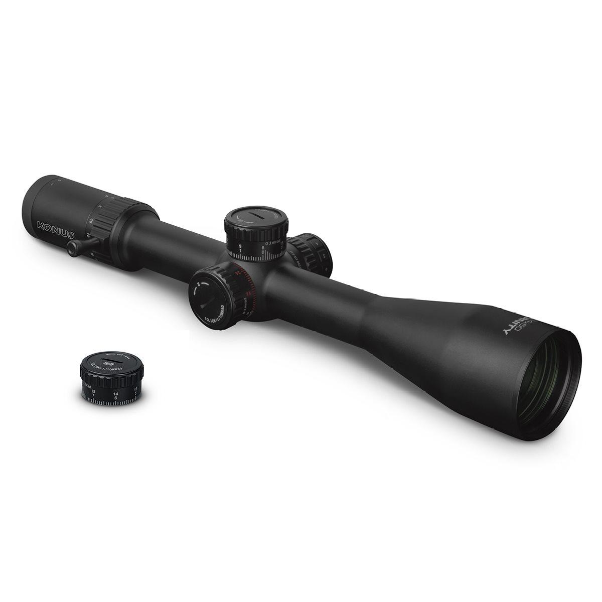 Konus Eternity Zoom Rifle Scope 6x-24x50mm 30mm FFP PRS Illum Black
