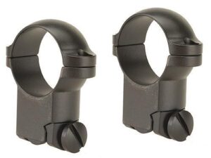 Leupold 2-Piece Solid Steel Ringmounts - Ruger M77 1" Super High Matte Black