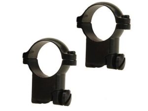 Leupold 2-Piece Solid Steel Ringmounts - Ruger M77 1" Super High Matte Black
