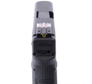 Meprolight FT Circle-Dot Rear Sight Fits Glock - Green