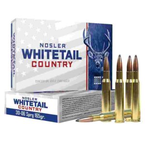 Nosler Whitetail Country Rifle Ammunition .30-06 Sprg 165gr SP 2900 fps 20/ct