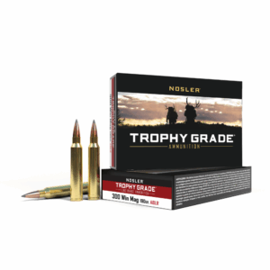 Nosler Accubond Long Range Trophy Grade Rifle Ammunition 300 Win Mag 190 gr PT 2870 fps 20/ct