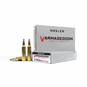Nosler Varmegeddon Rifle Ammunition .22-250 Rem 55 gr FB Tipped 3550 fps 20/ct