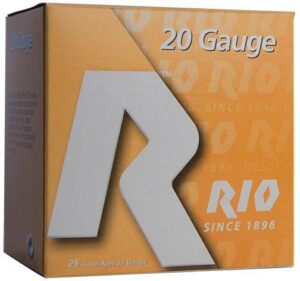 Rio Small Game Load Shotshell 20 ga 3" MAX 1-1/4 oz #6 1250 fps 25/Box