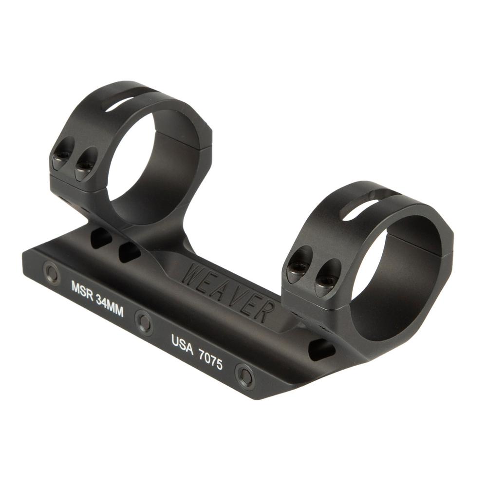 Weaver 34mm Fixed MSR Mount Forward Cantilever - Matte Hardcoat (Boxed)