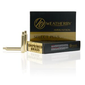 Weatherby Unprimed Brass Rifle Cartridges 20/ct  .338-.378 Wby