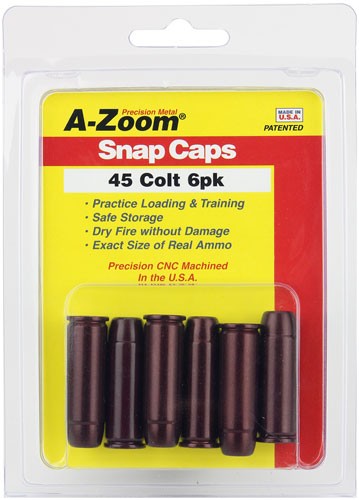 A-ZOOM METAL SNAP CAP .45 LONG - COLT 6-PACK - Image 2