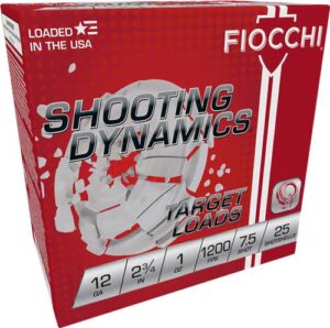 FIOCCHI 12GA 2.75" 1OZ #7.5 - 1200FPS 250RD CASE LOT