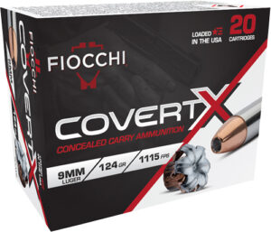 FIOCCHI 9MM LUGER 124GR JHP - 20RD 10BX/CS
