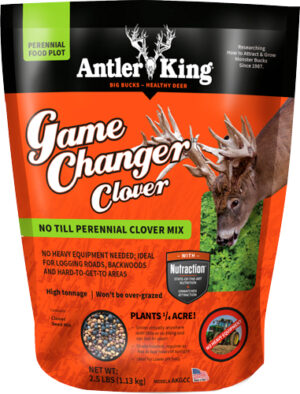 ANTLER KING GAME CHANGER - CLOVER 2.5# PERENIAL 1/4 ACRE