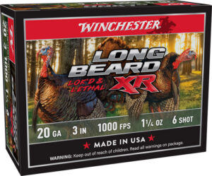 WINCHESTER LONG BEARD XR 20GA - 3" 1-1/4OZ #6 10RD 10BX/CS