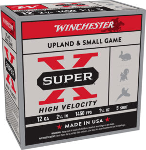 WINCHESTER SUPER-X 12GA 2.75" - 1-1/4OZ #5 1450FPS 25RD 10BX/C