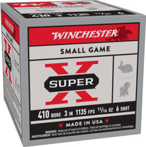 WINCHESTER SUPER-X 410 3" - 11/16OZ #6 25RD 10BX/CS