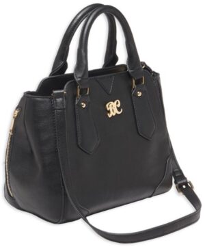 BULLDOG CONCEALED CARRY PURSE - SATCHEL BLACK W/BLACK TRIM