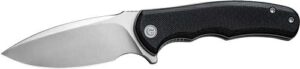 CIVIVI KNIFE MINI PRAXIS 2.98" - BLACK G10/SATIN FINISH D2