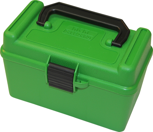 MTM DELUXE AMMO BOX 50-ROUNDS - RIFLE 22-250 TO 308 GREEN - Image 2