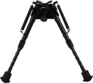 HARRIS BIPOD SERIES S MOD. BRM - 6"-9" W/LEG EXT. NOTCHES BLACK