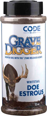CODE BLUE DEER LURE GRAVE - DIGGER SCRAPE SOIL DOE ESTRUS